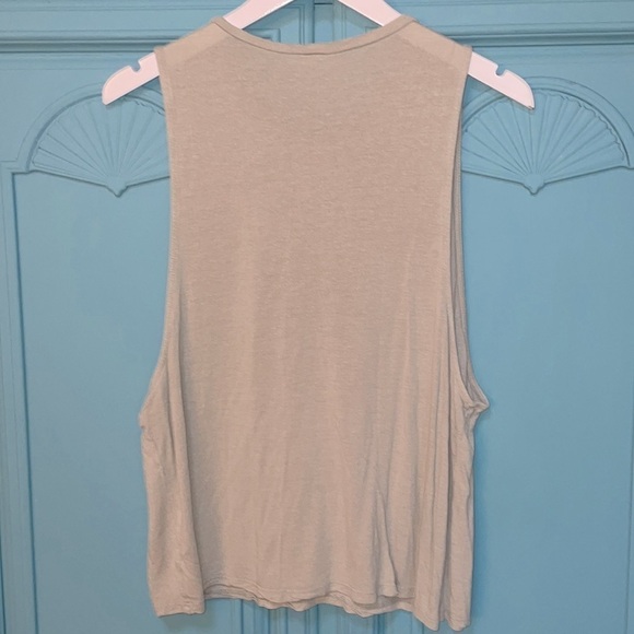 Honey Punch Malibu graphic Muscle Tee- flaw - Picture 5 of 8